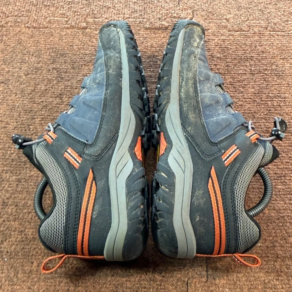 Gently used Keen Targhee EXP Waterproof Hiking Shoes Navy Orange Mens 7 1019829
